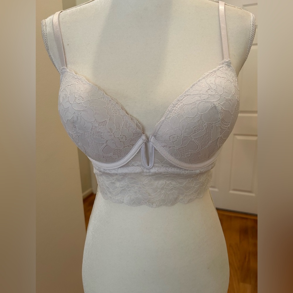 Marilyn Monroe white Lacey bra size 36C